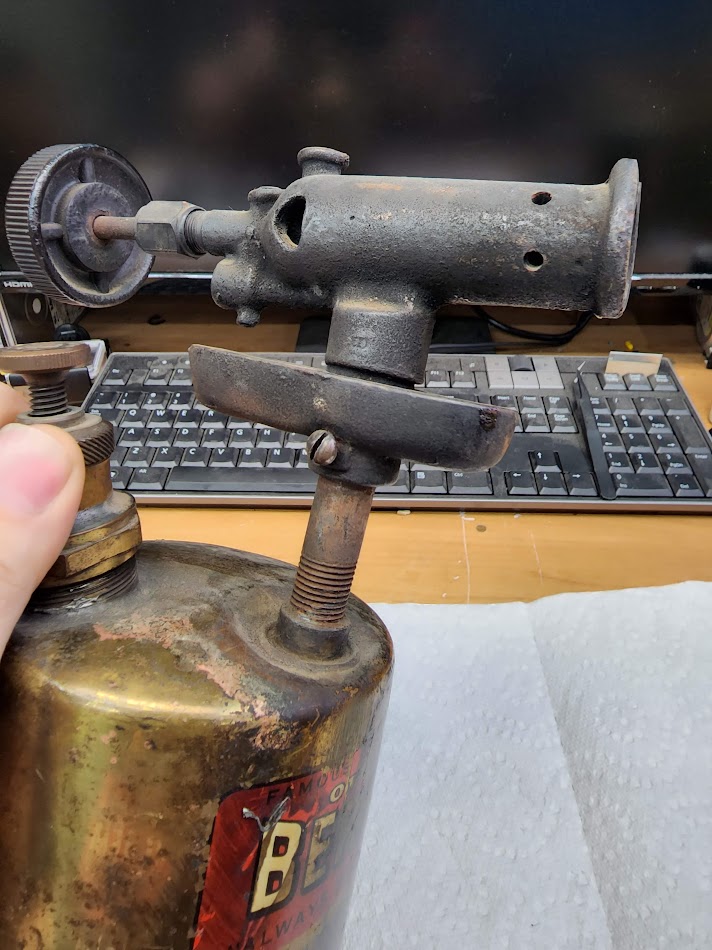 Otto Bernz Vintage Blow Torch Restoration Djd Labs